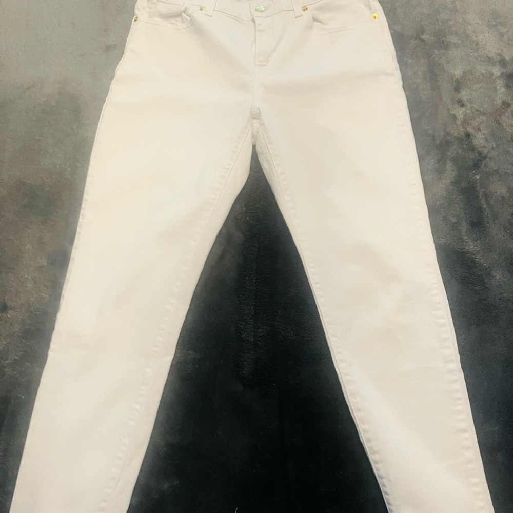 Michael Kors Women's Straight Leg white Jeans $10